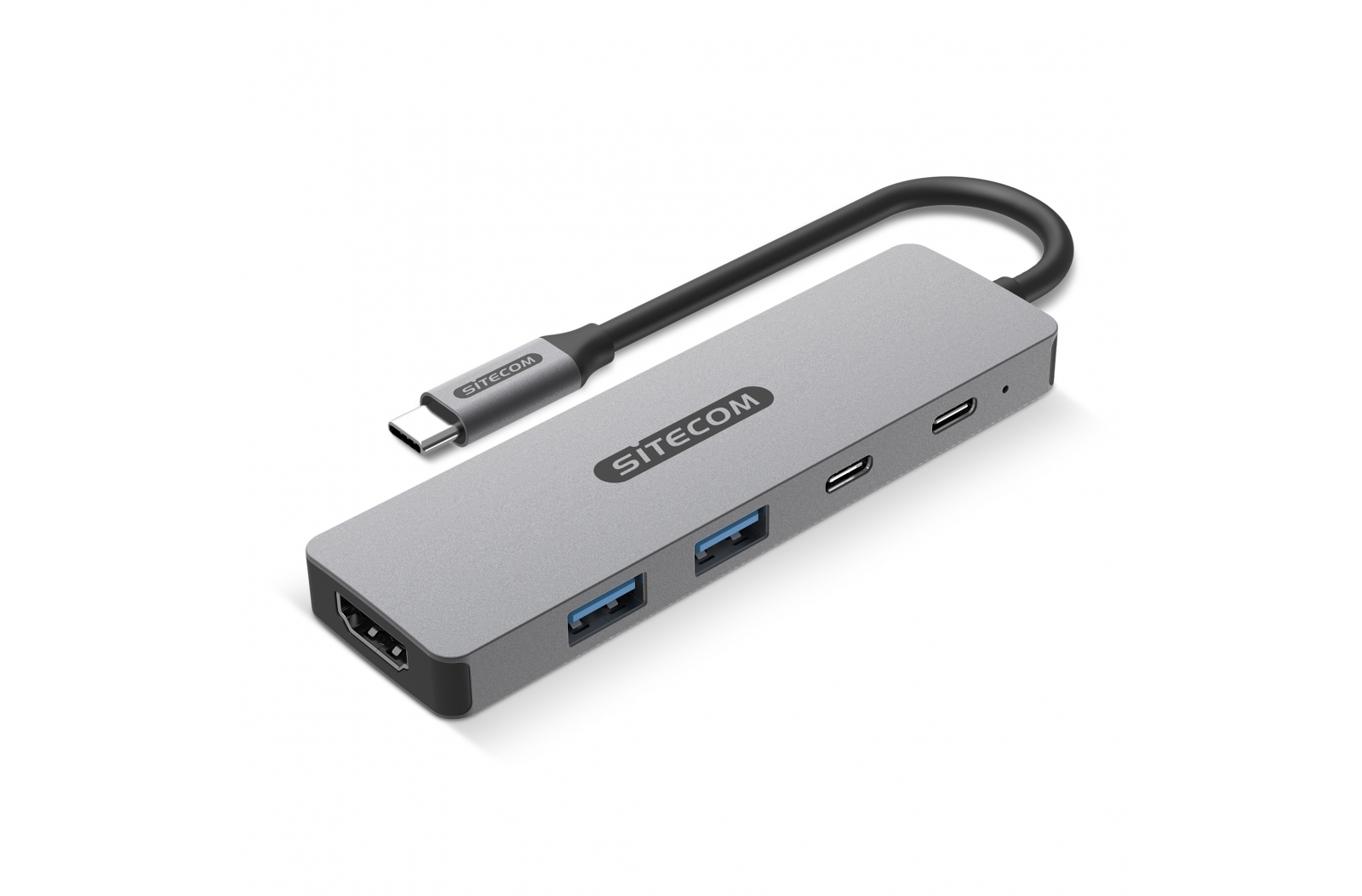 Sitecom CN-5502 5 in 1 USB-C Power Delivery Mehrfachanschlussadapter - Freren 