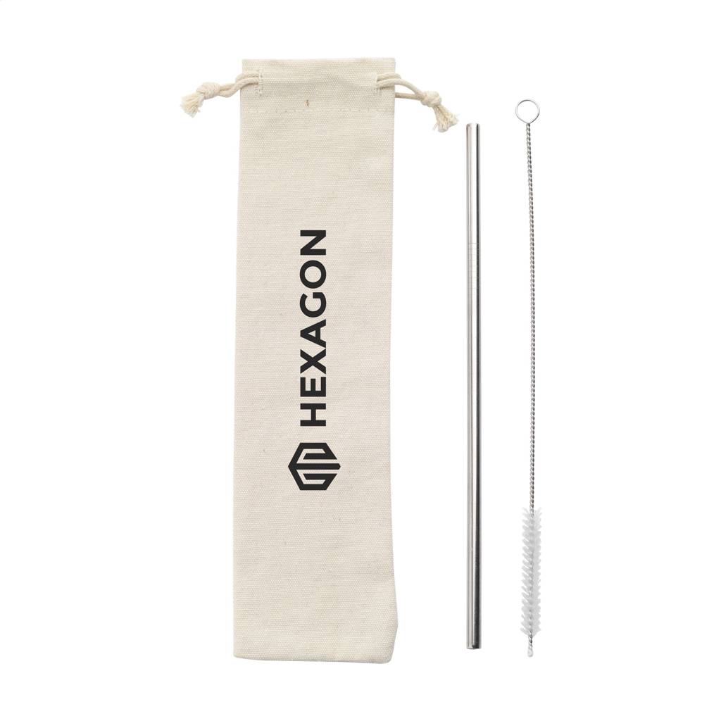 RVS Straw Set metal straw