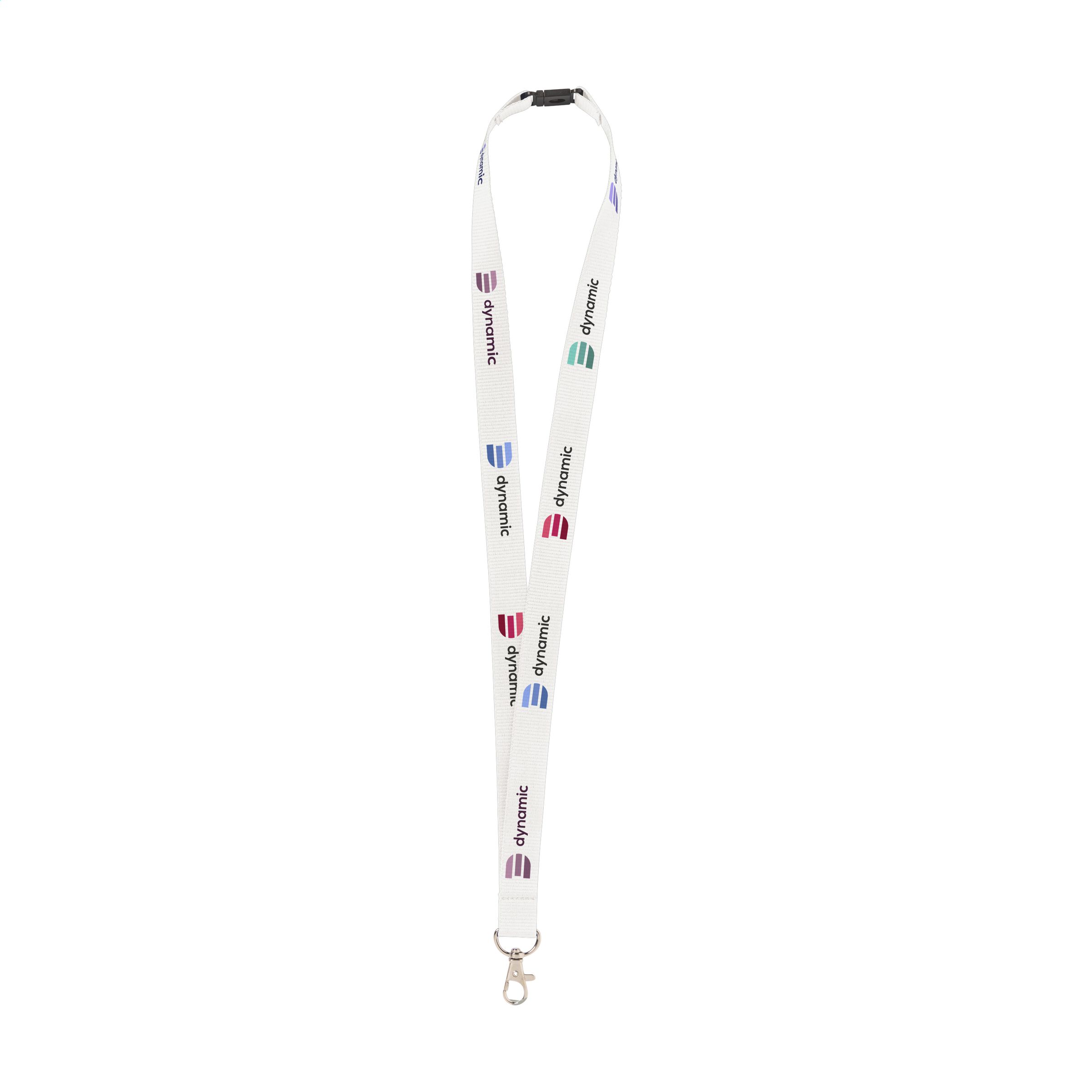 Personalisiertes Lanyard Sublimation aus RPET mit Befestigung - Bad Ischl