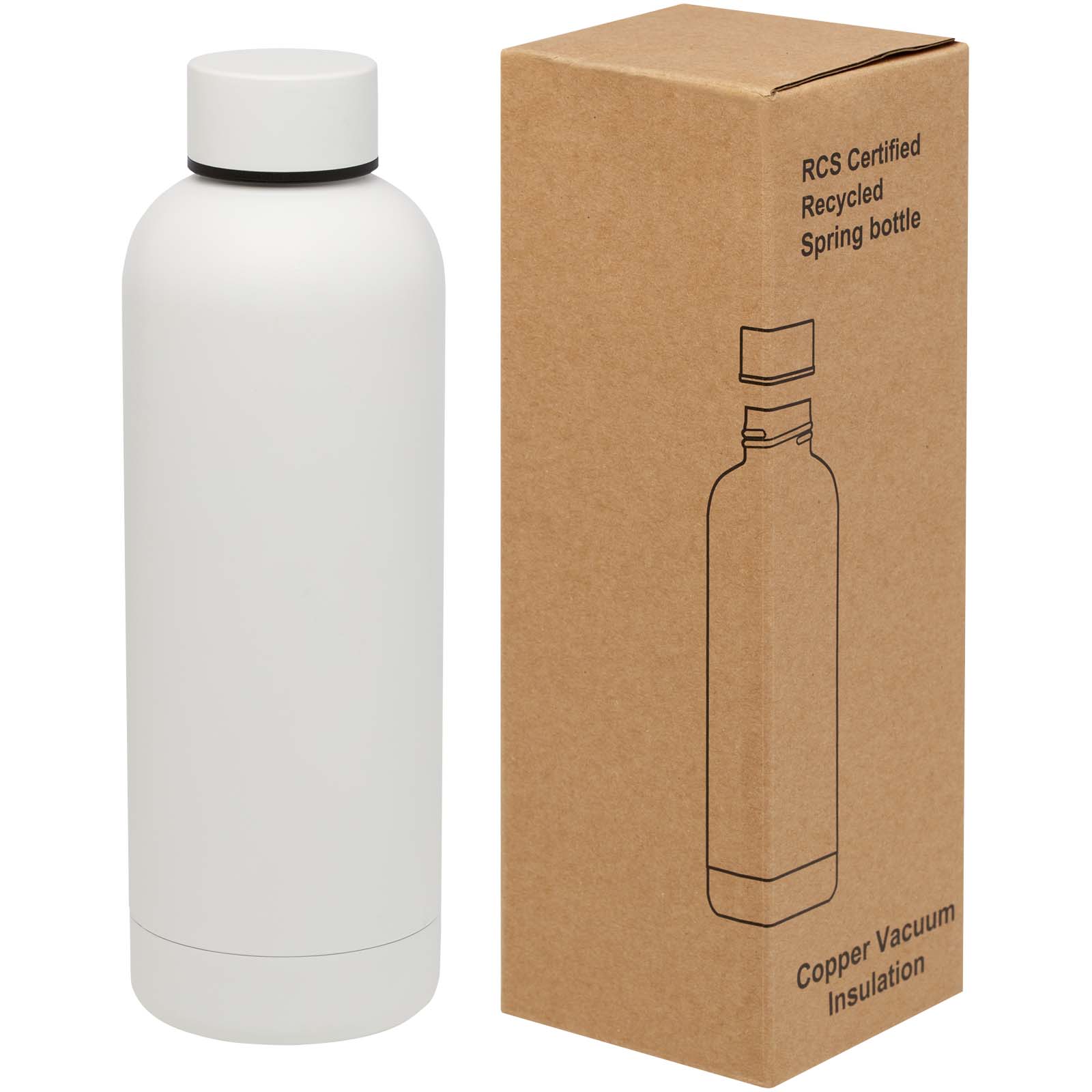 Frühlingsflasche 500 ml RCS zertifiziertes recyceltes Edelstahl-Kupfer-Vakuumisolierflasche - Aulendorf