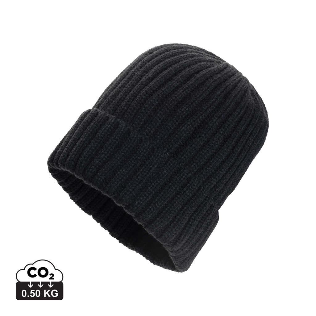 Nachhaltige Polylana® Rippstrick-Beanie - Böhlen