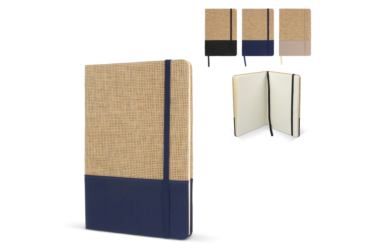 Jute-Notebook R-PET GRS - Schillingsfürst 