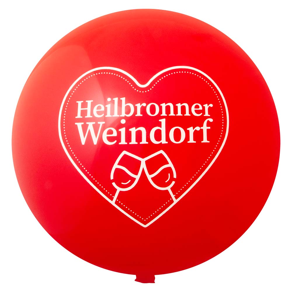 Personalisierter Riesenballon 250 cm Ø 85 cm