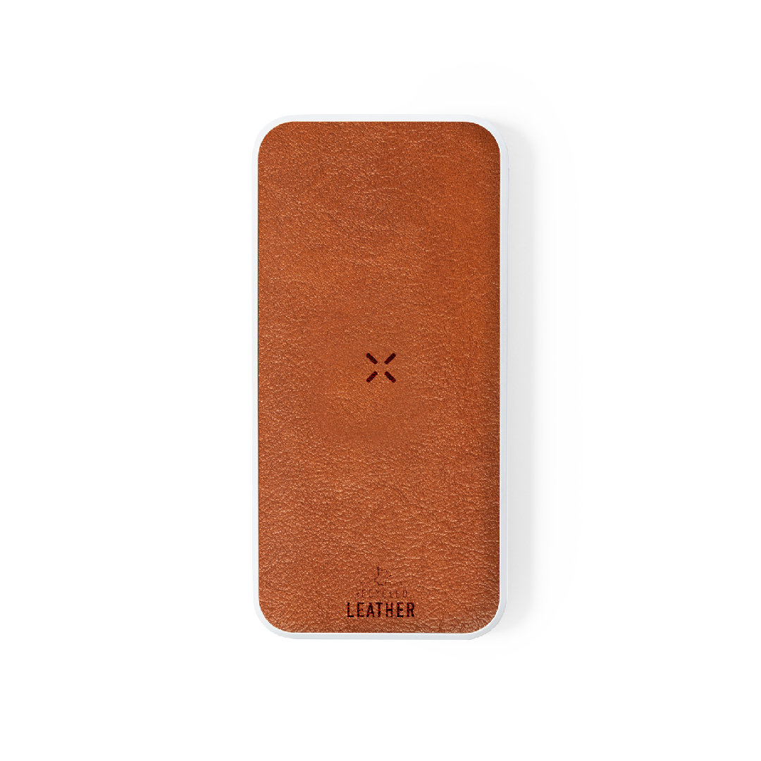 Recyceltes Leder Power Bank