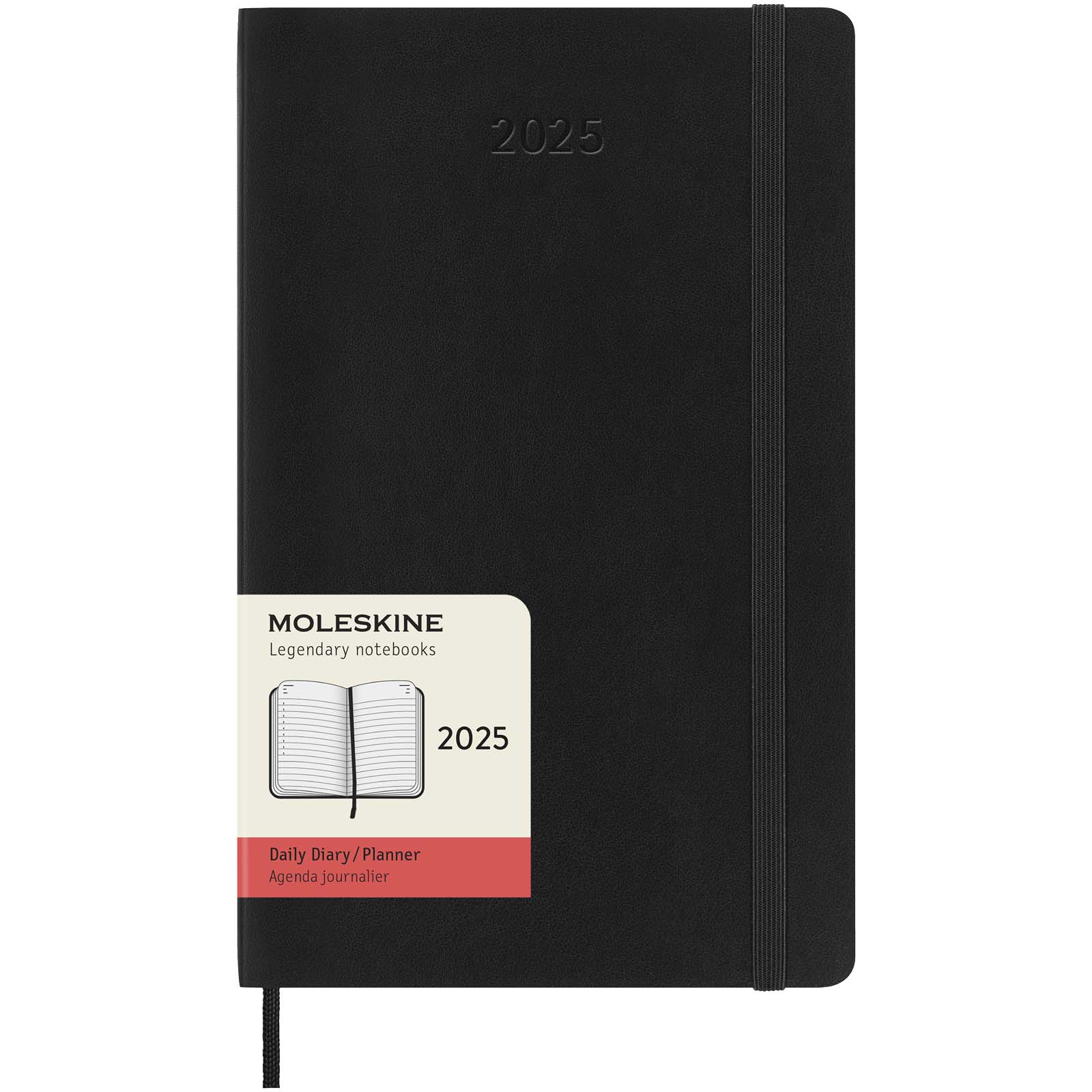 Moleskine L Tagesplaner 12 Monate mit weichem Einband