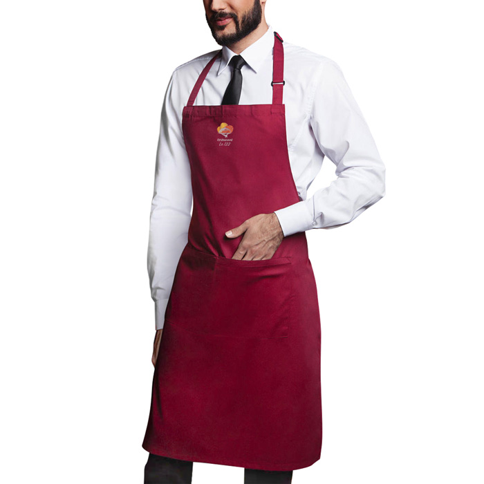 Bib Apron Basic with Pocket