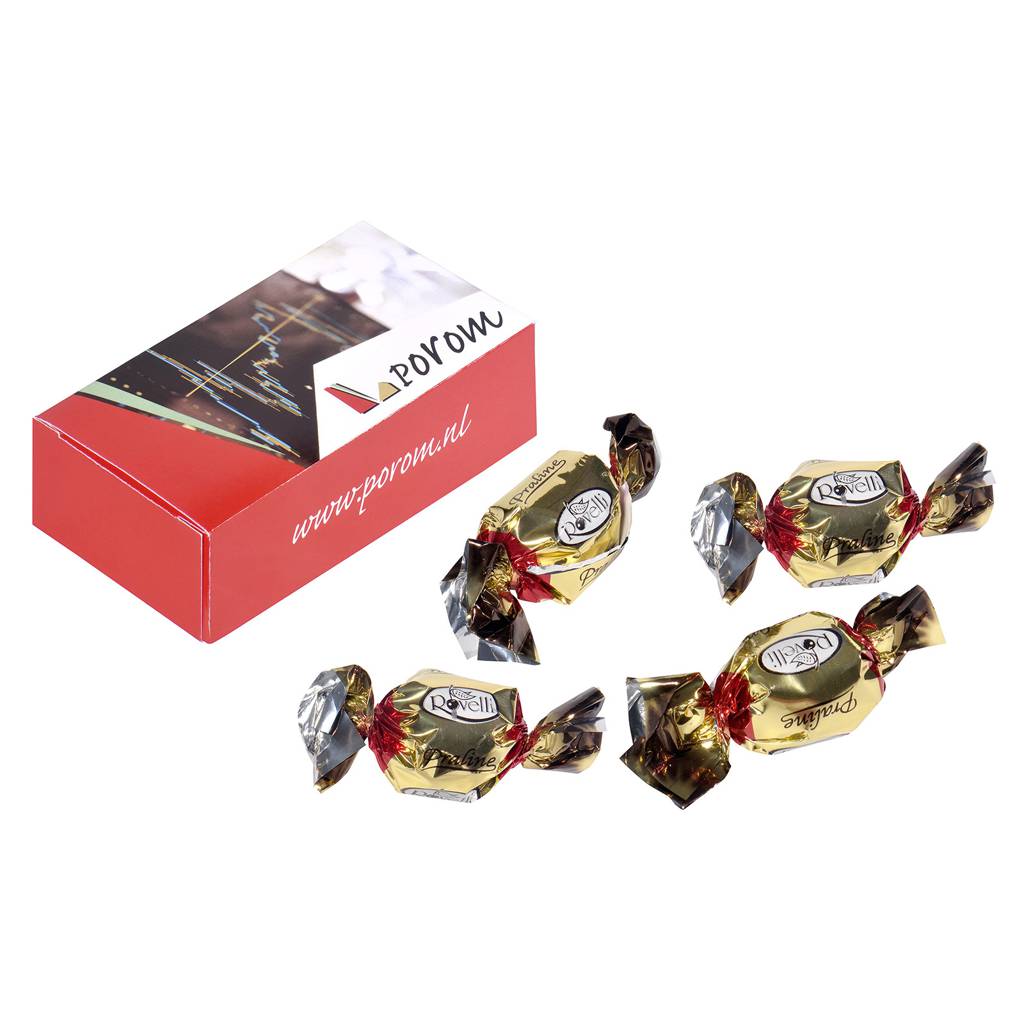 Box mit 4 Schokolade Praline