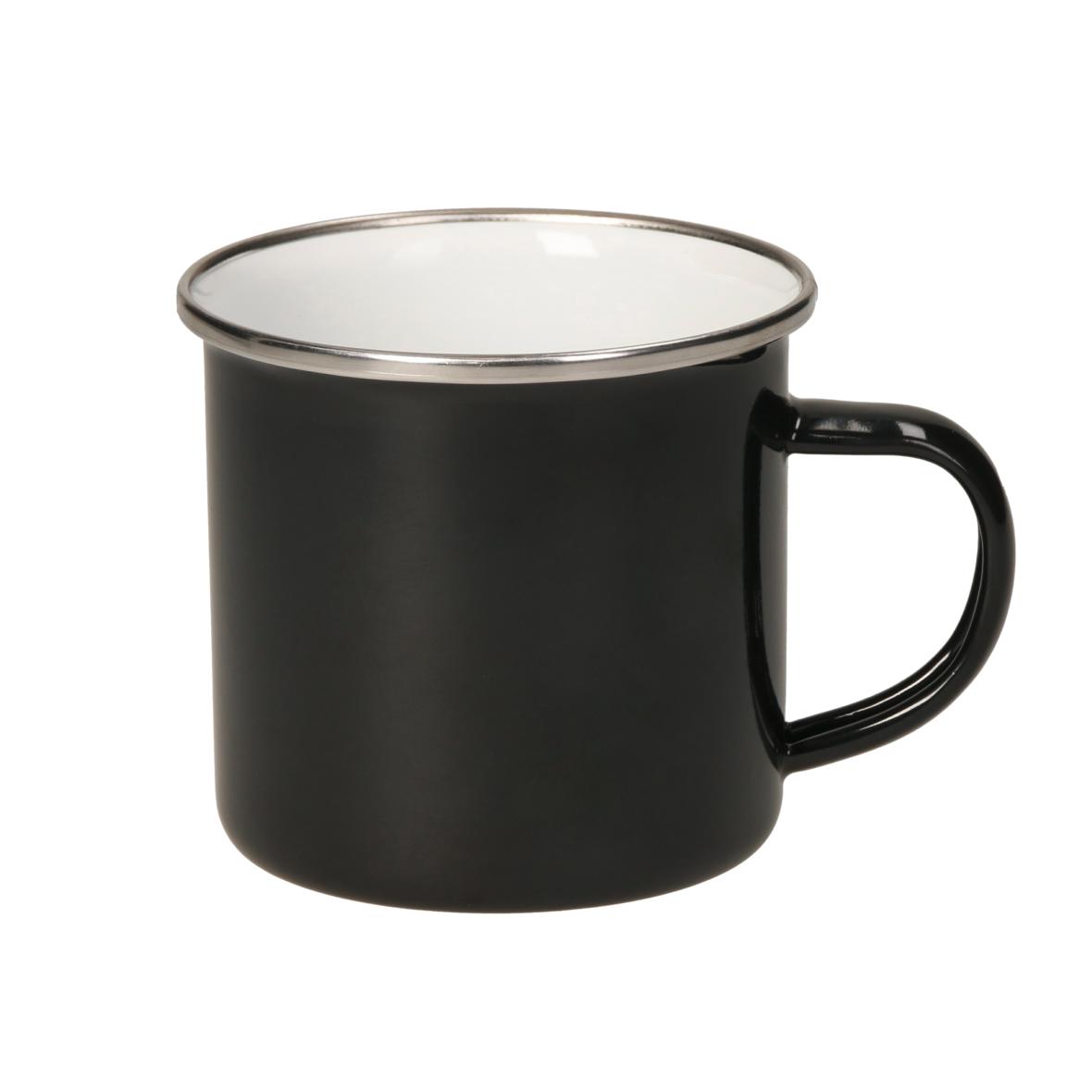 Retro-Emaille-Stahl-Kaffeetasse