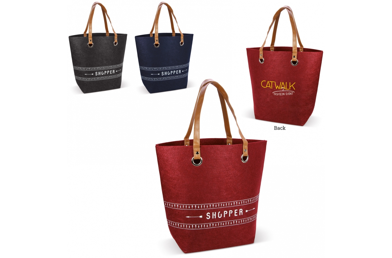 Schicker Filz-Shopper - Gundholzen