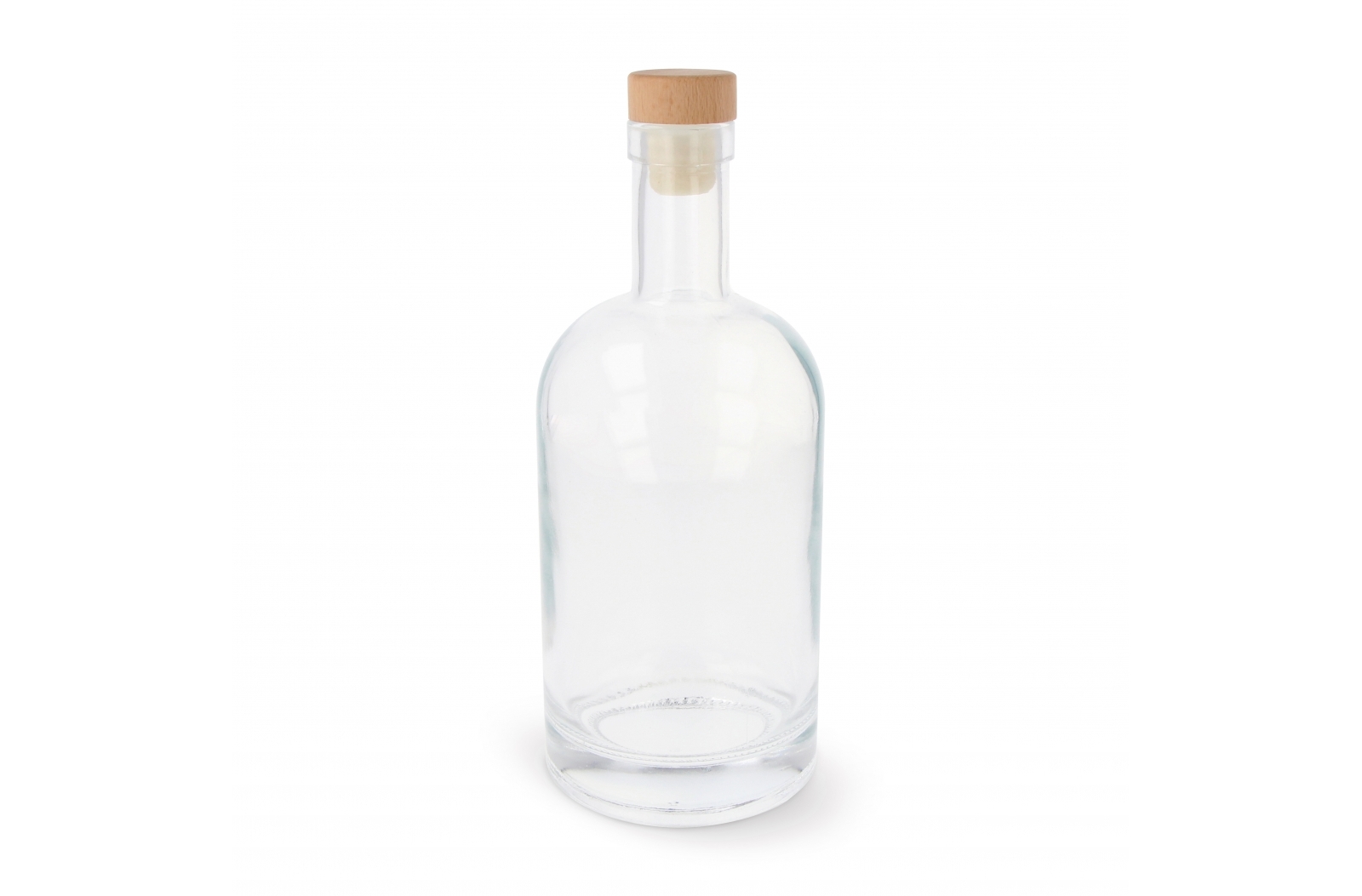 Glas Wasserflasche 1L - Markkleeberg 