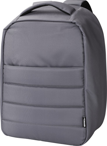 RPET Polyester (300D) Anti-Diebstahl Laptop Rucksack Calliope - Herrnhut 