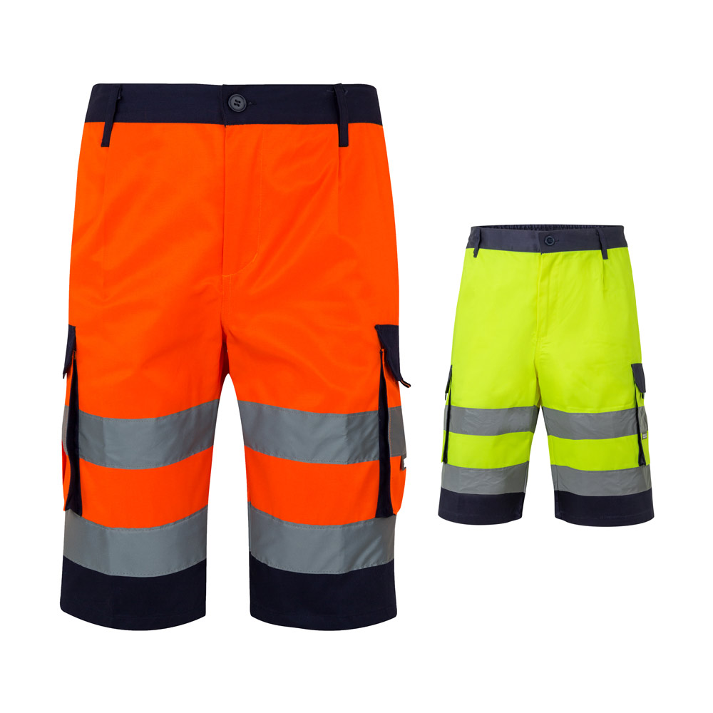 Zweifarbige Multi-Taschen Bermuda-Shorts - Spangenberg