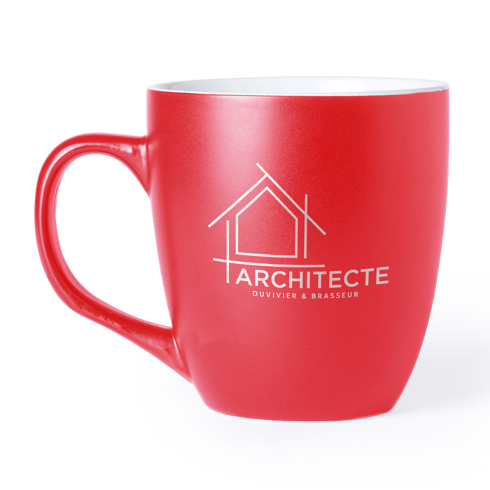 Tasse bedrucken aus Keramik matt 440 ml - Natalia