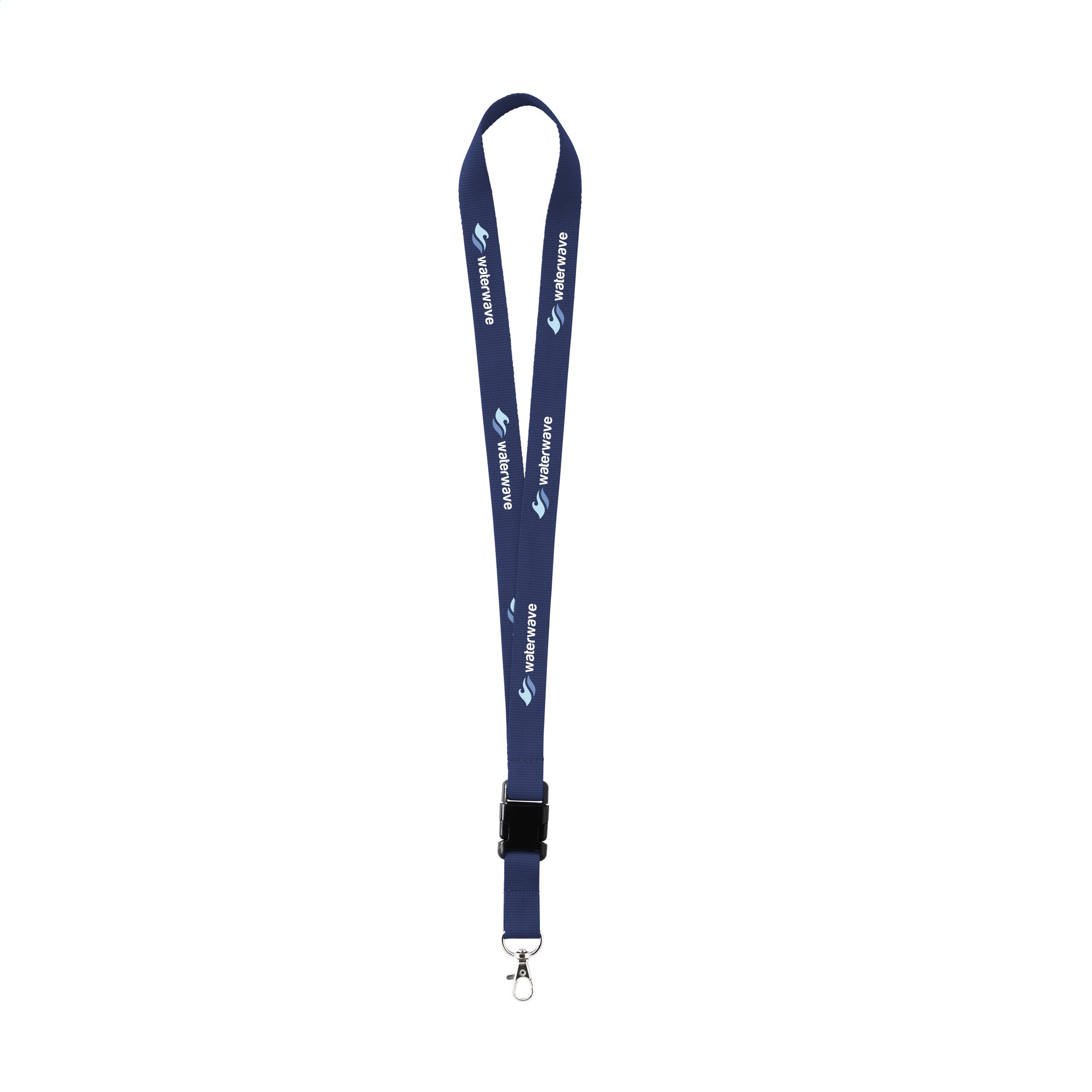 Polyester-Lanyard mit abnehmbarem unteren Abschnitt