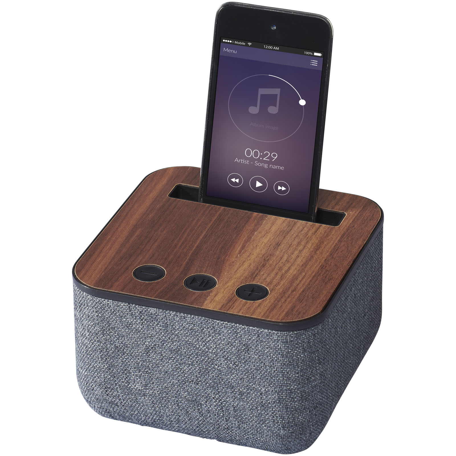 Shae Stoff und Holz Bluetooth® Lautsprecher