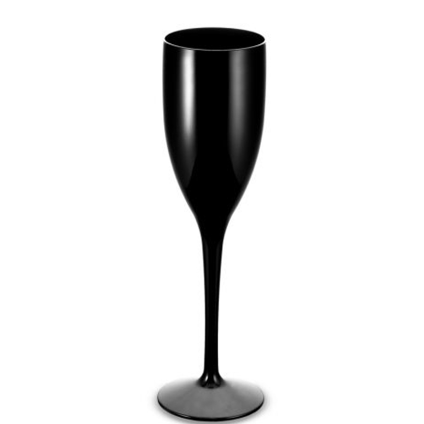 Champagneglas 150ml 15 zwart