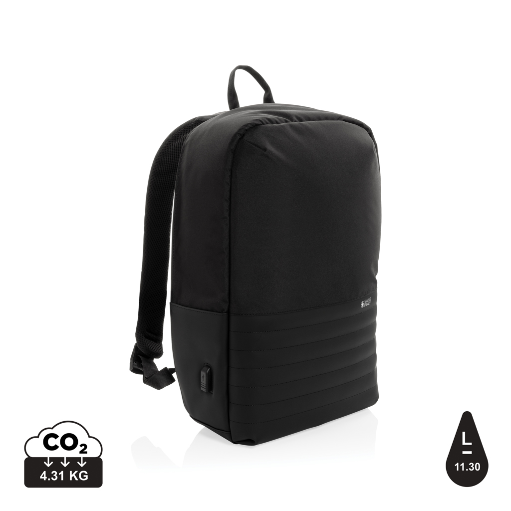 Swiss Peak AWARE™ 15,6" Laptop-Rucksack - Halbturn