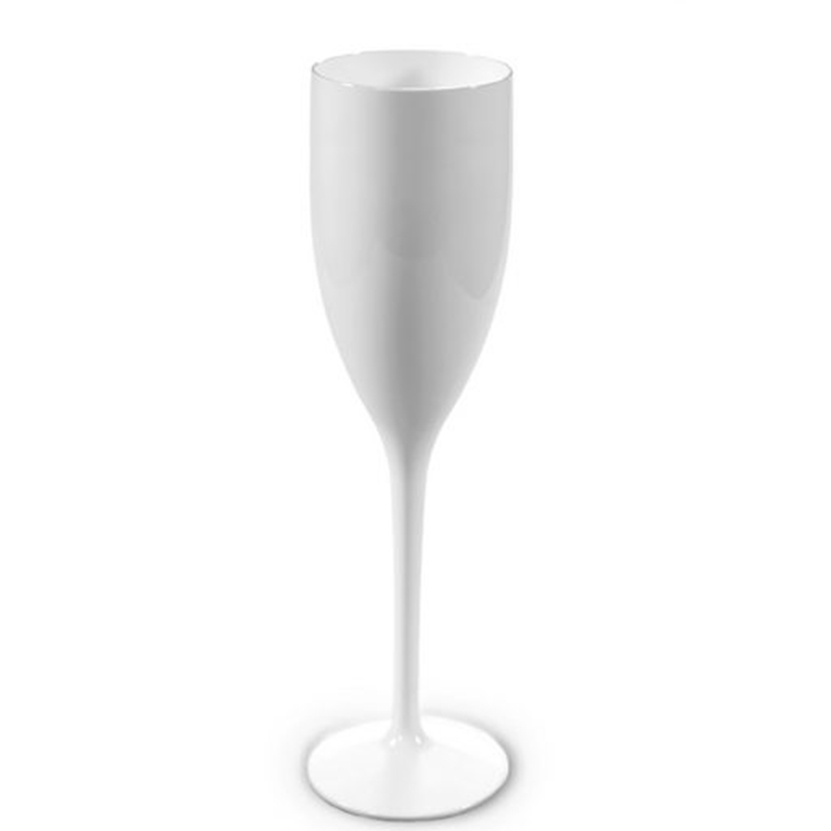 Personalisiertes weißes Champagnerglas 150ml - Marie