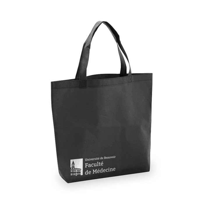 Tote bag noir personnalisé