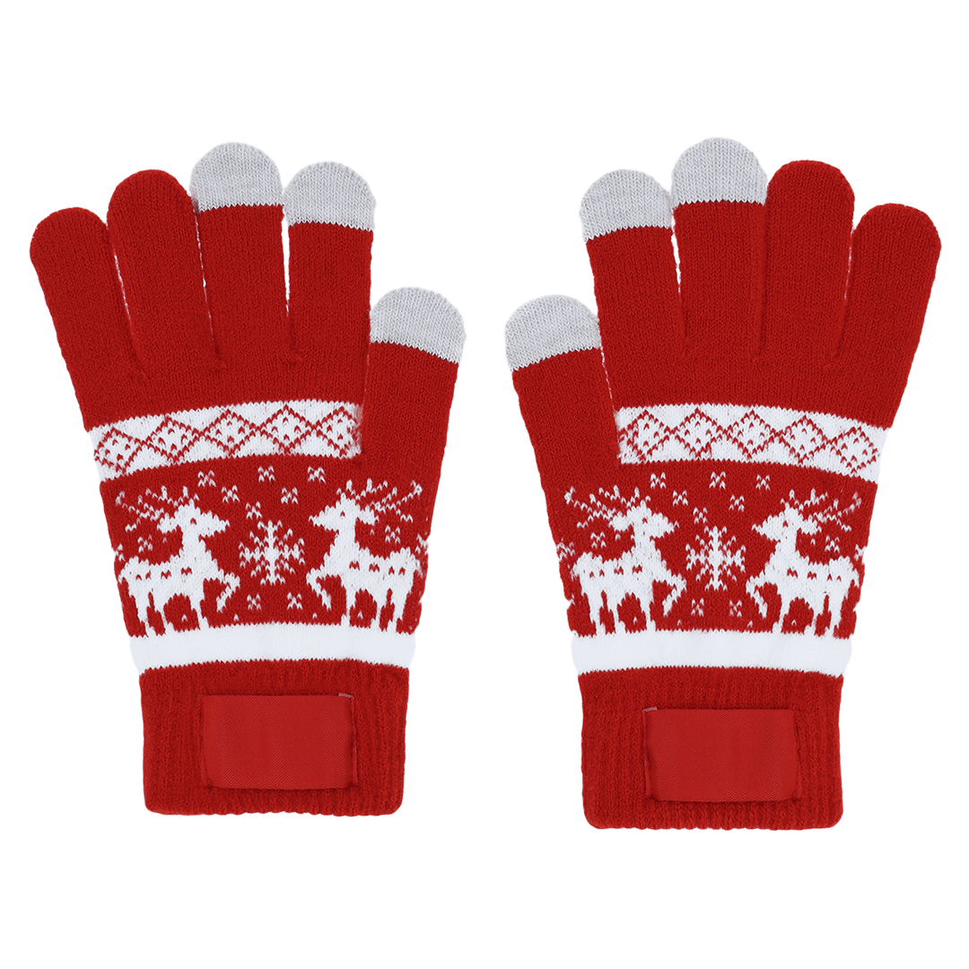 Weihnachtliche Touchscreen-Handschuhe - Stößen 