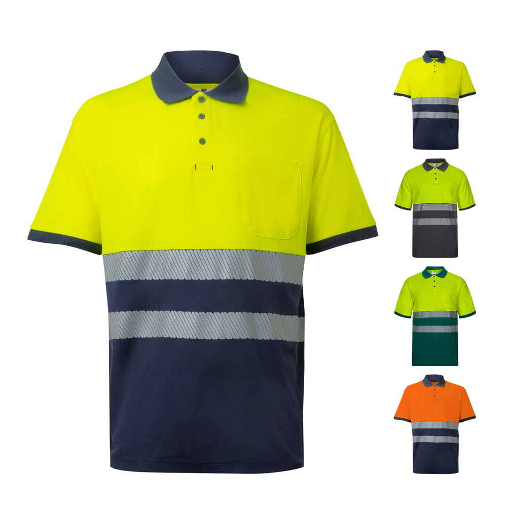 Zweifarbiges Piqué-Poloshirt Reflex - Olbernhau