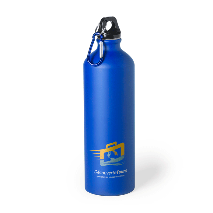 Bedruckte Trinkflasche aus Aluminium 800 ml - Oliver