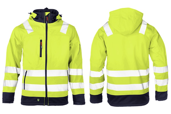 GREGOR HIGH VIZ SOFTSHELL JACKET